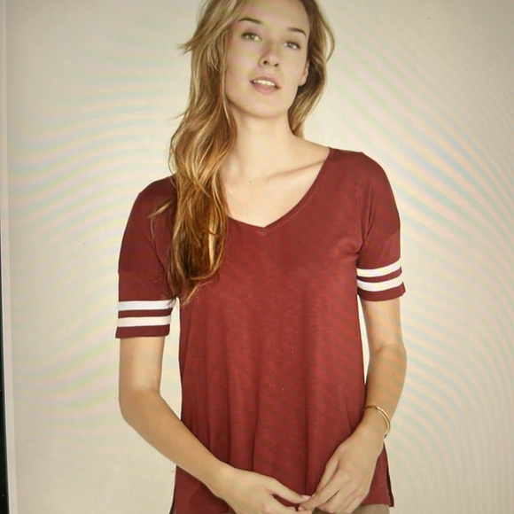 Marine Layer Tops - Marine Layer Varsity Stripe T-Shirt